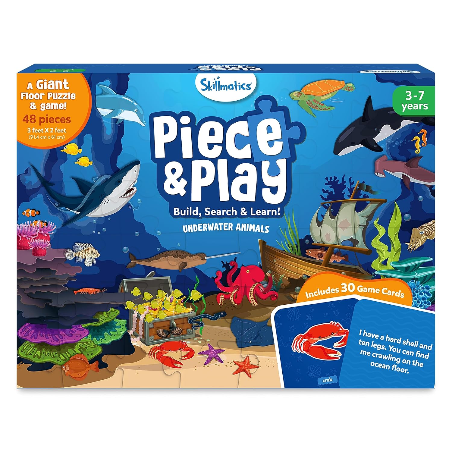 Skillmatics Piece & Play - Underwater Animals Skill357Ppua