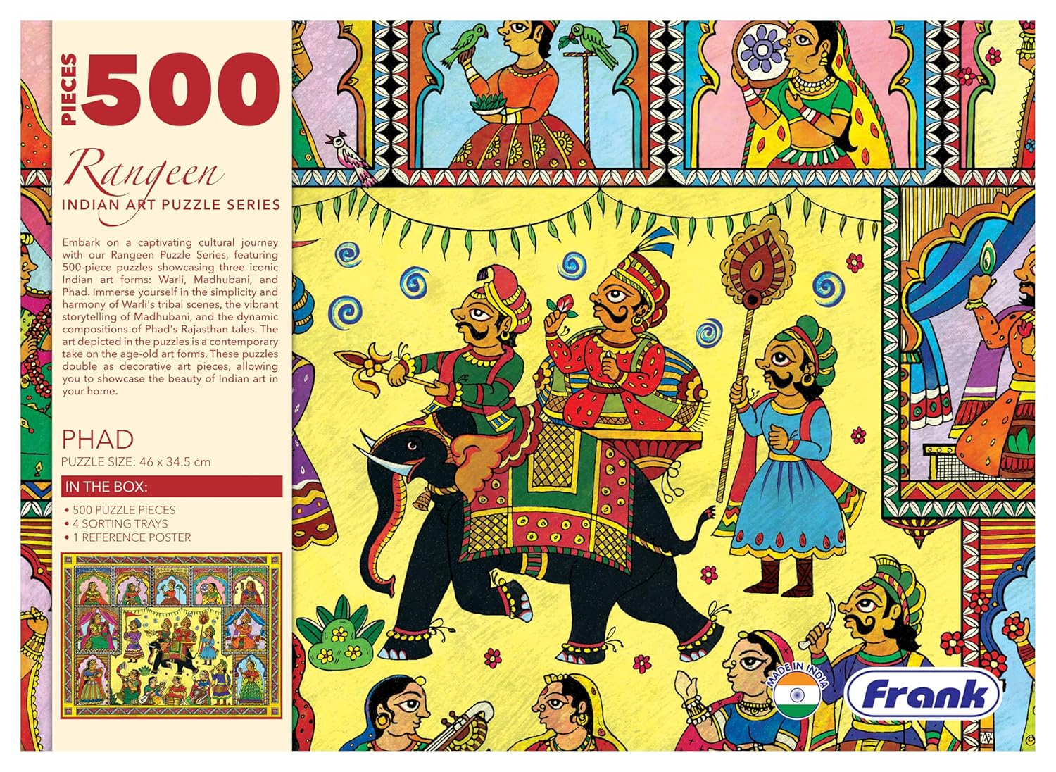 Frank Phad 500 (Pcs.)Puzzle (Rangeen Indian Art)