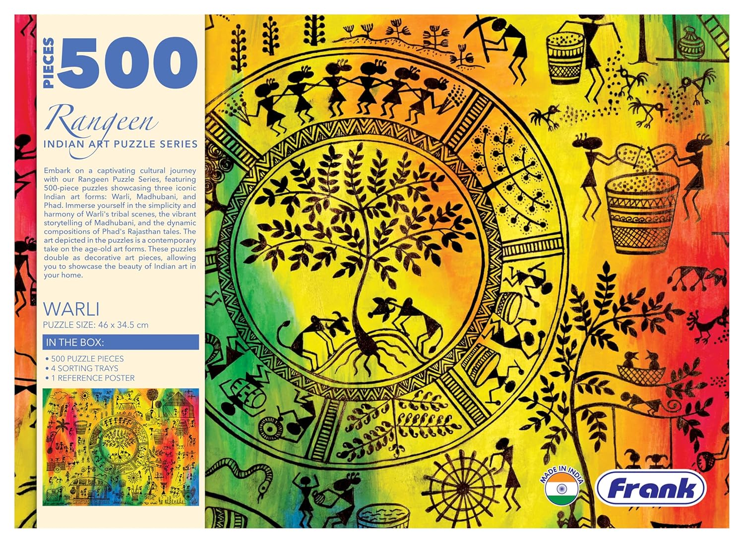 Frank Warli 500 (Pcs.)Puzzle (Rangeen Indian Art)