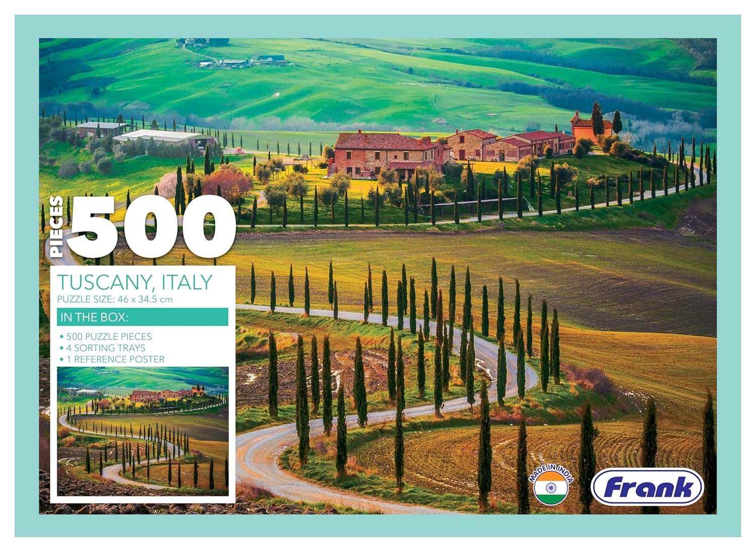 Frank Tuscany Italy - 500 Pieces Jigsaw Puzzle