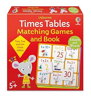 Times Tables Matching Games And Book