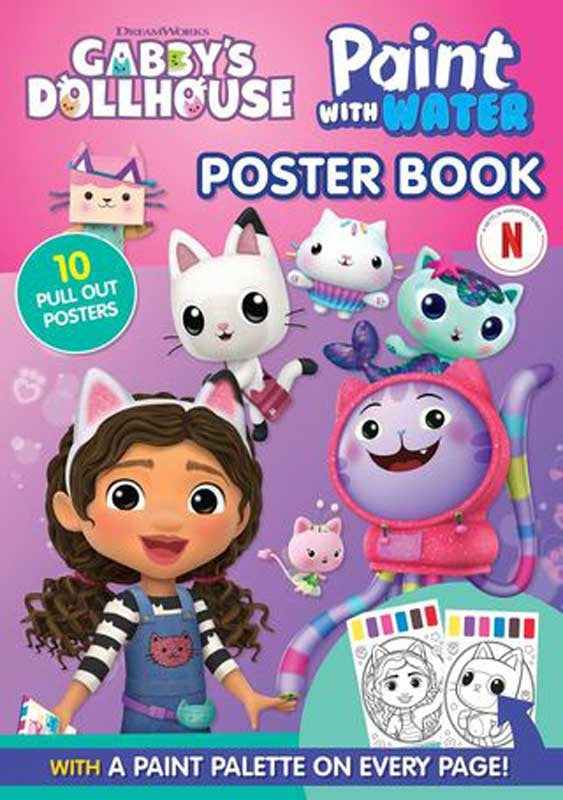Gabbys Dollhouse Paint With Water Bo