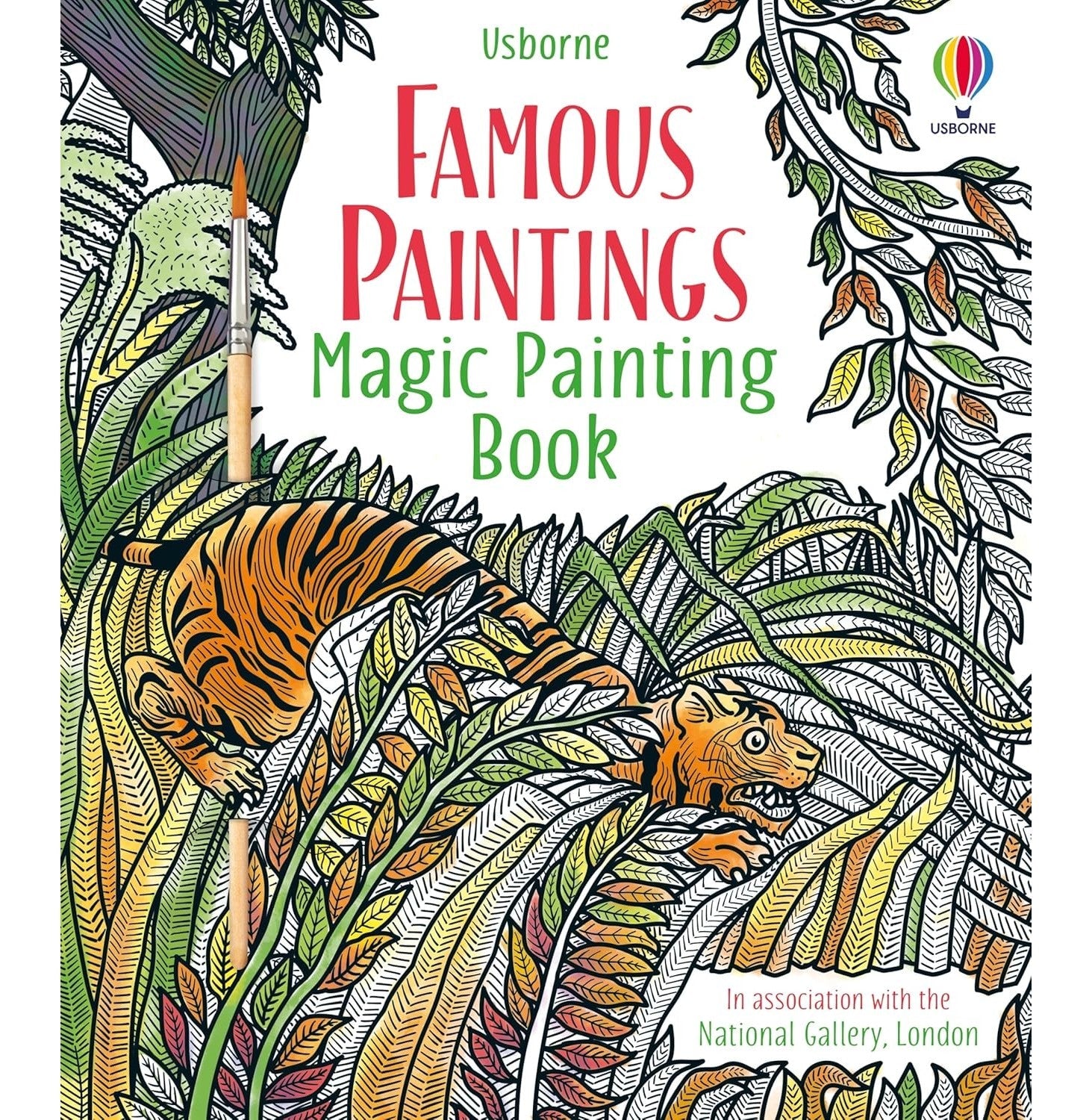 Famous Paintings Magic Painting Book