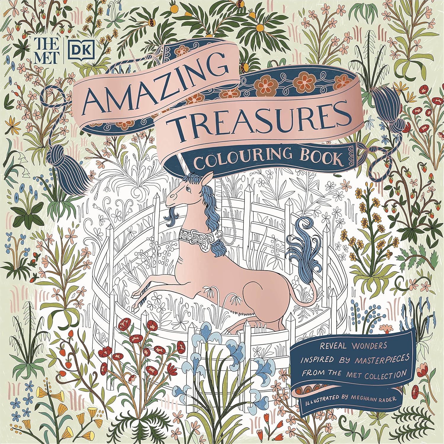 The Met Amazing Treasures Colouring Book
