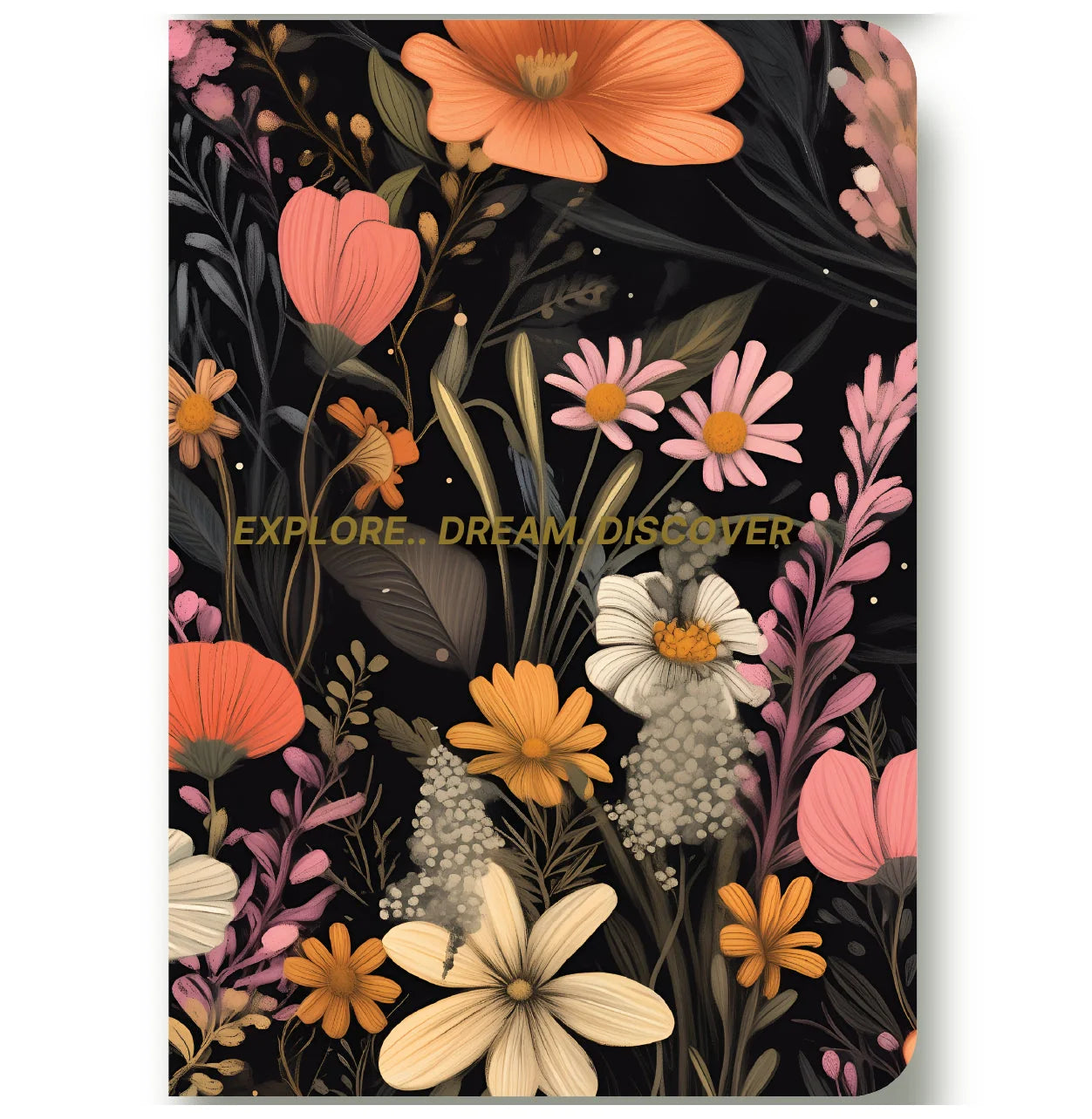 Loope Explore Dream Discover A5 Unruled Foil Notebook