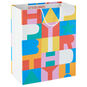 Hallmark-Ed Bag Happy Birthday Color Block Large-0499Egb7677