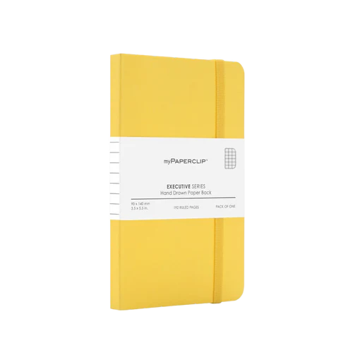 Executive Series Notebook, S-Ruled-Yellow