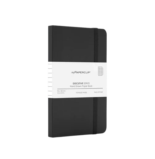 Executive Series Notebook, S-Ruled-Black