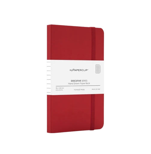 Executive Series Notebook, S-Ruled-Red