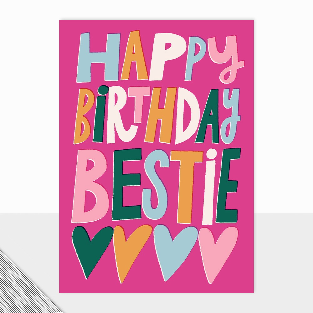 Laura Darrington-Ed Blank Happy Birthday Bestie-Ff08