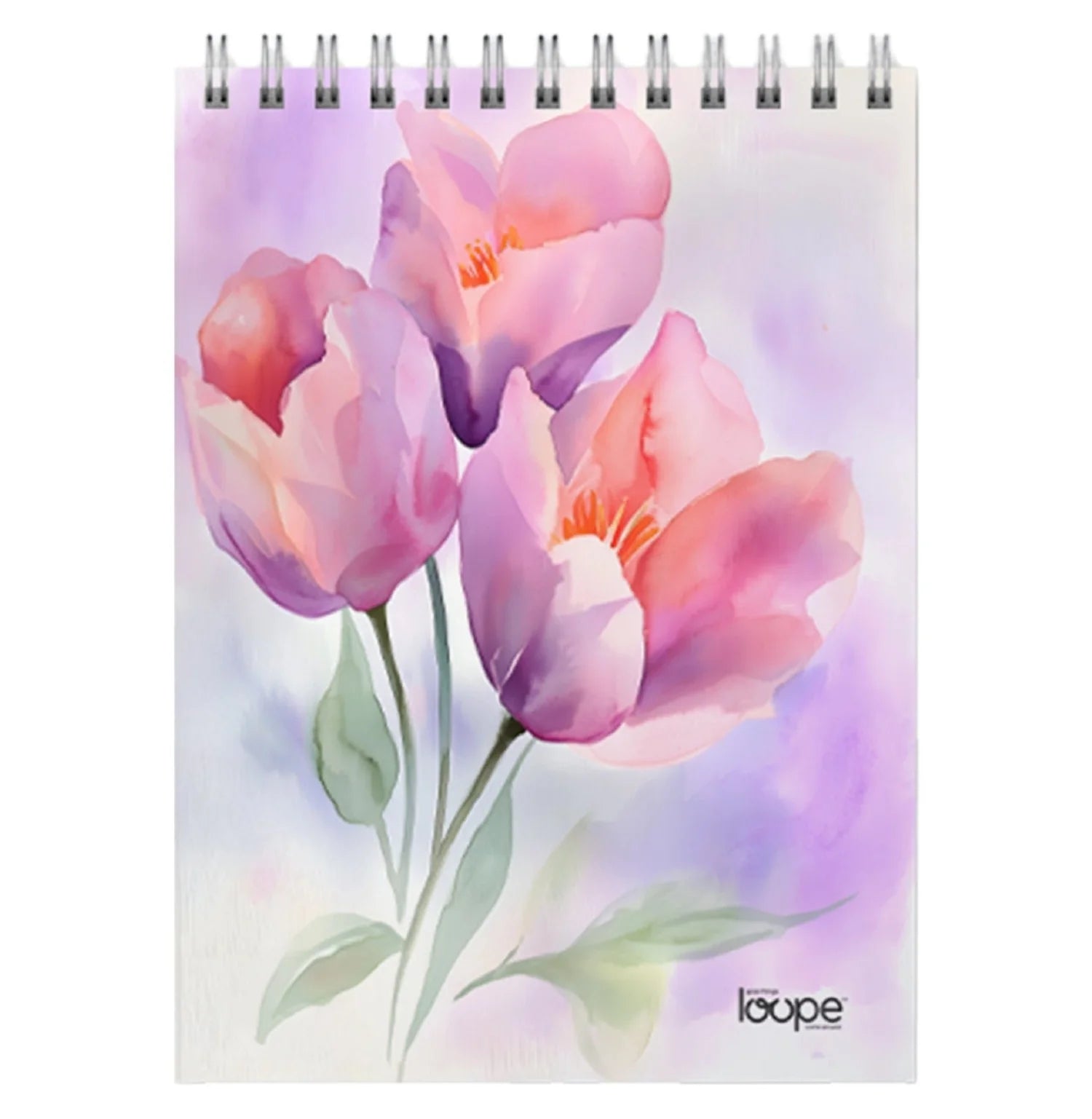 Loope Sketch Pad A5 50 Sheets - Flower
