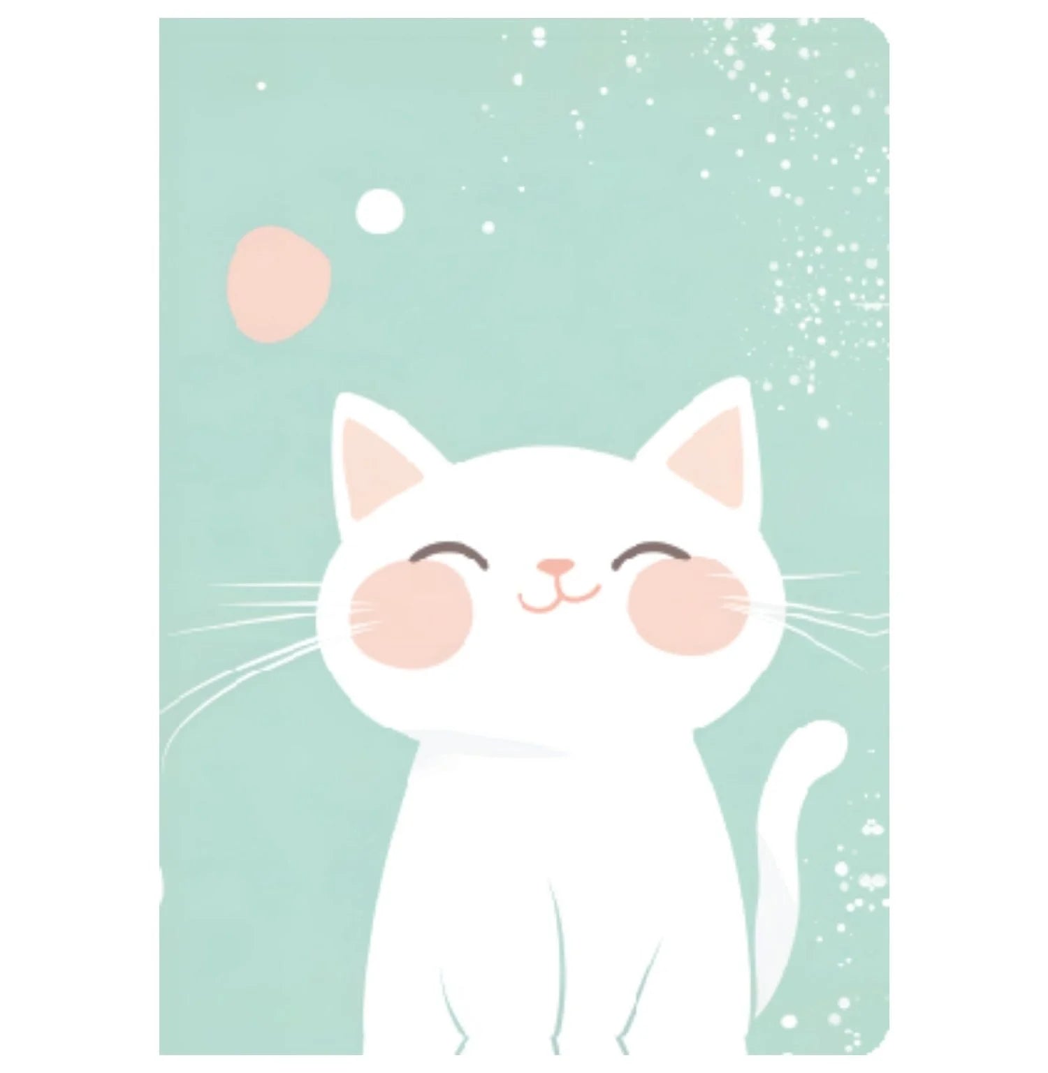 Loope-Stay Pawsitive -A6-Ruled-Notebook