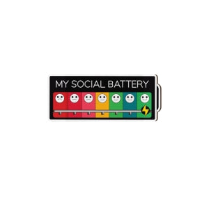 Loope Social Battery Pin