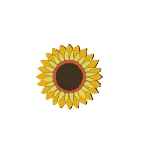 Loope Sunflower Pin