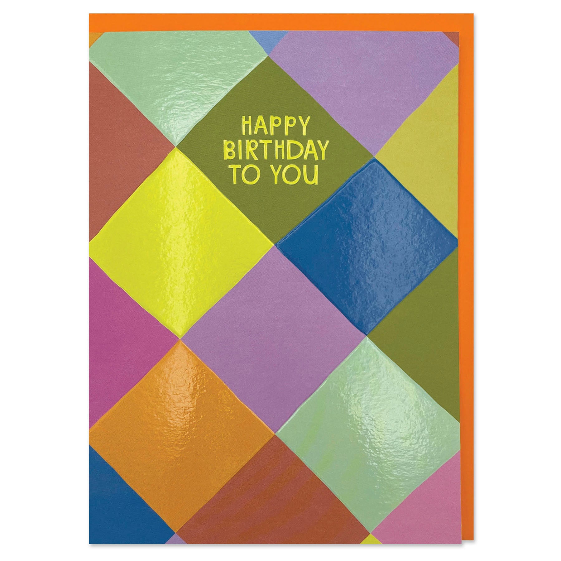 Raspberry Blossom-Ed Blank Happy Birthday To You Harlequin