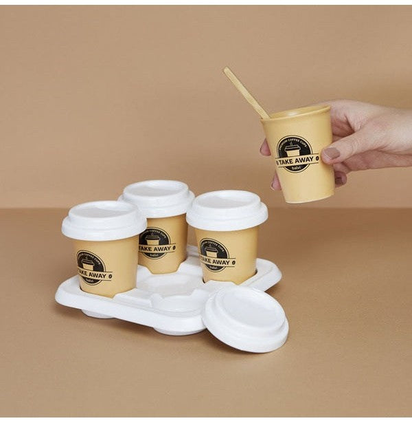 Balvi-Coffee Set,Take Away,Brown,X4,Ceramic-27833