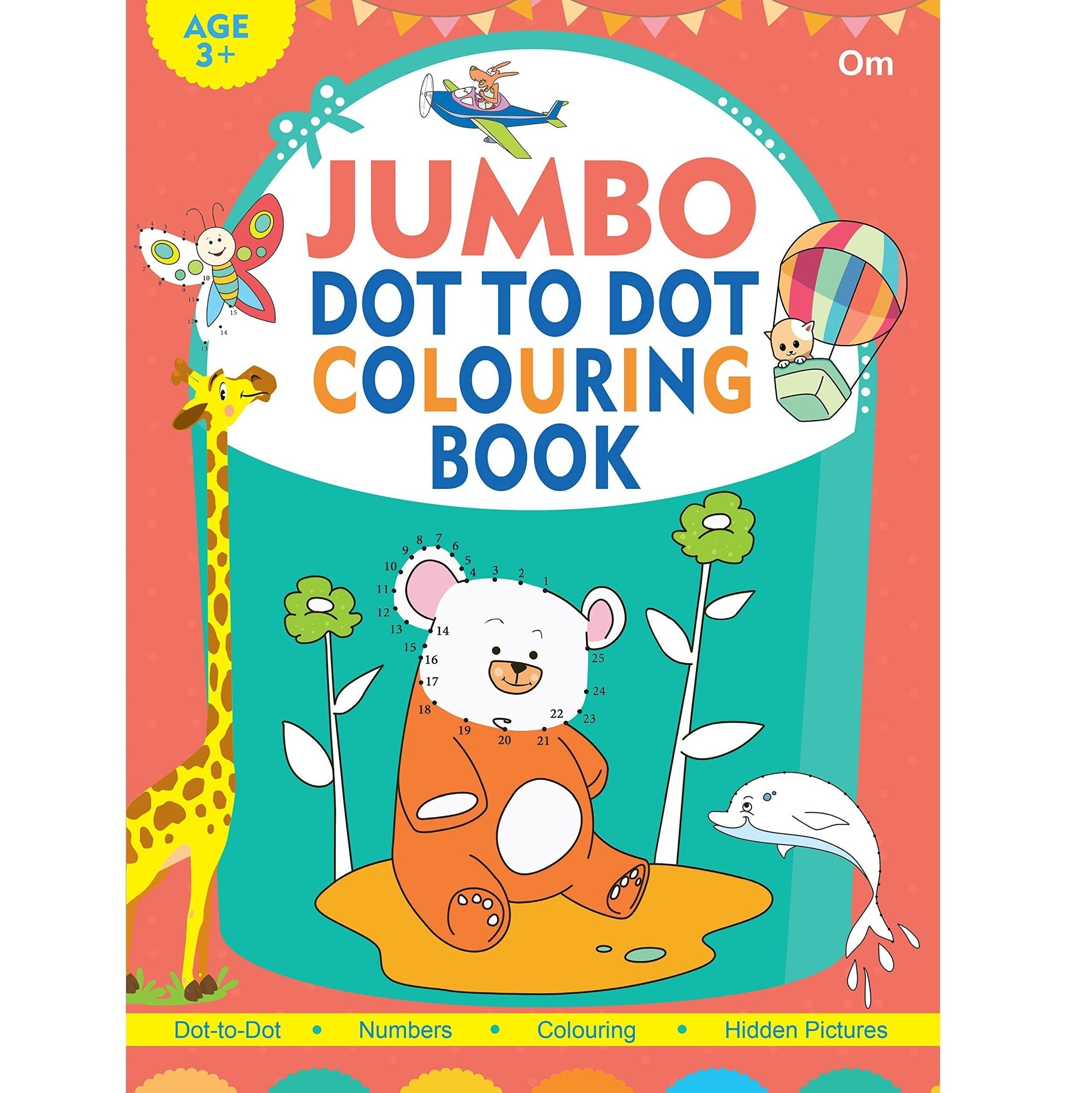 Dot-To-Dot Colouring Book Level 1-4