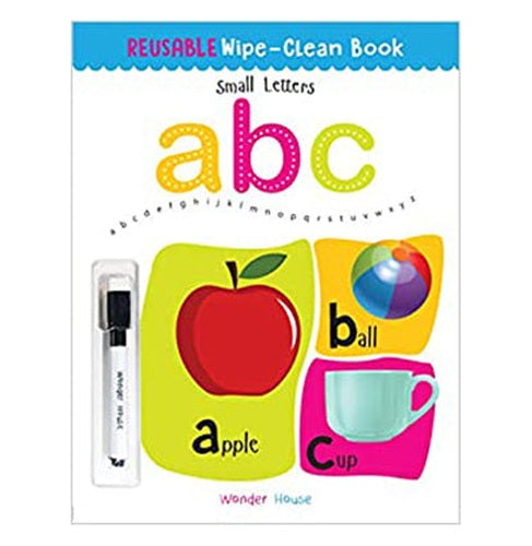 Reusable Wipe And Clean Book - Small Letters : Write And Practice Small Letters