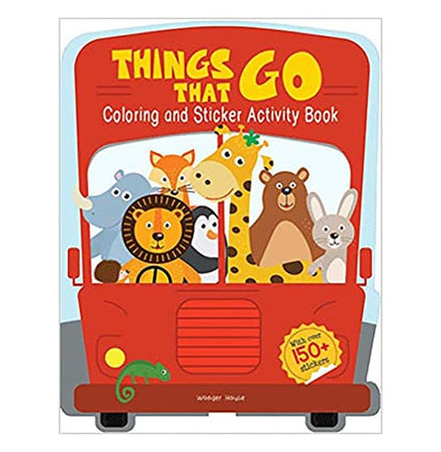 Things That Go - Coloring And Sticker Activity Book
