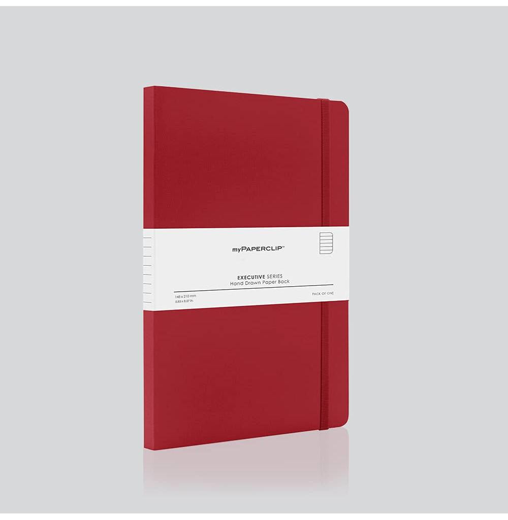 Paperclip Executive Series Hand Drawn Esp240A5-R Red