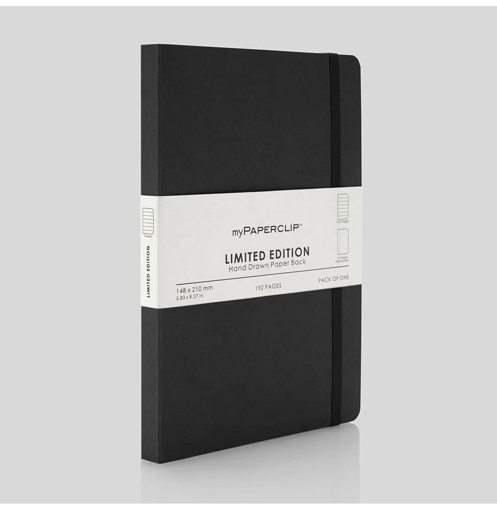 Paperclip Lep192A5 R Black Ruled