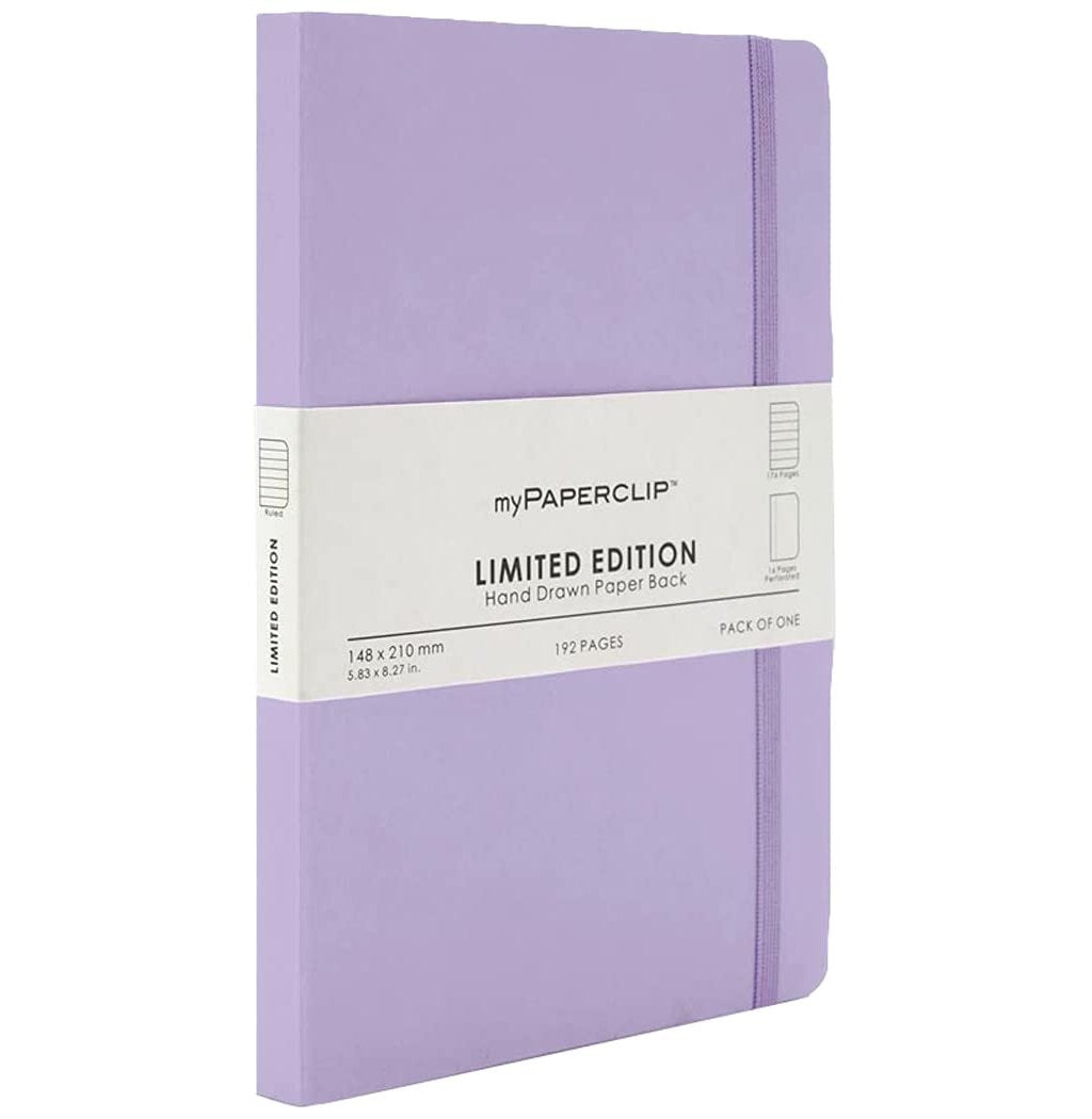 Paperclip Lep192A5-R Lilac Ruled A5