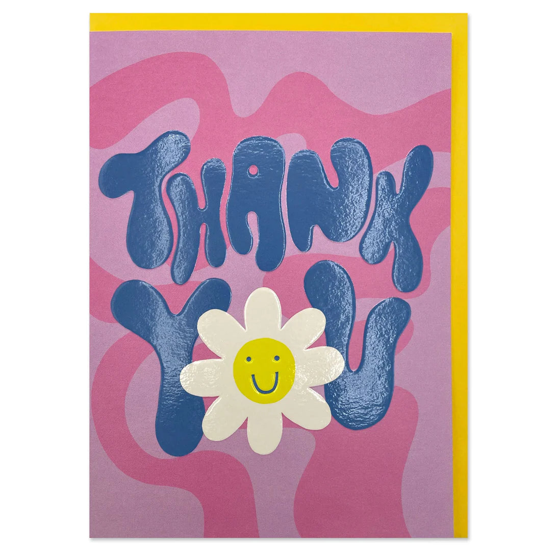 Raspberry Blossom- Blank Thank You Flower-Big11