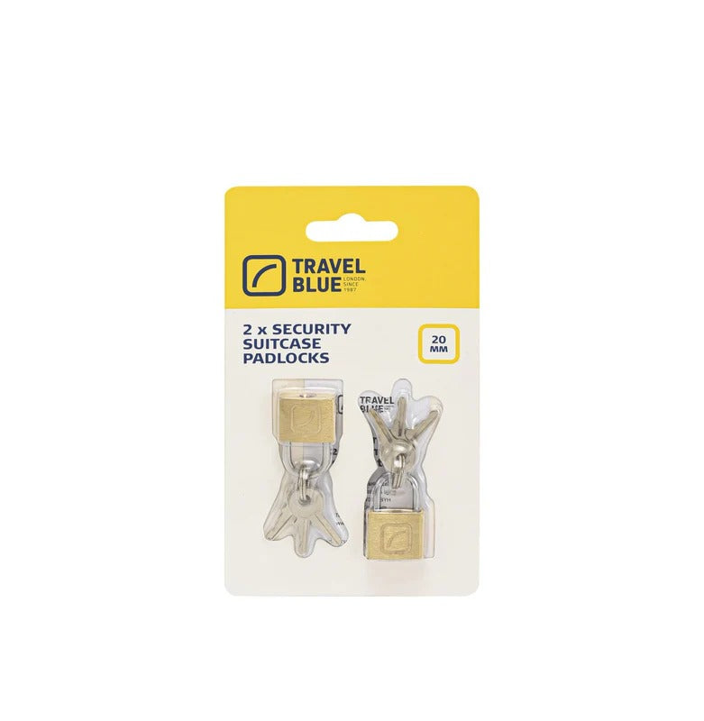 Travel Blue 2X Padlock (20Mm) 021