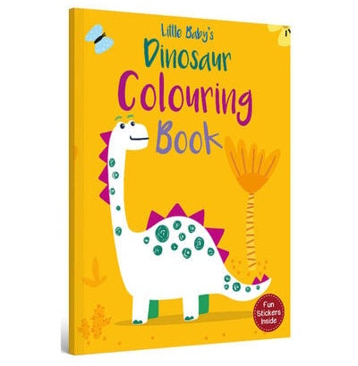 Little Babys: Dinosaur Colouring Book - Fun Stickers Inside