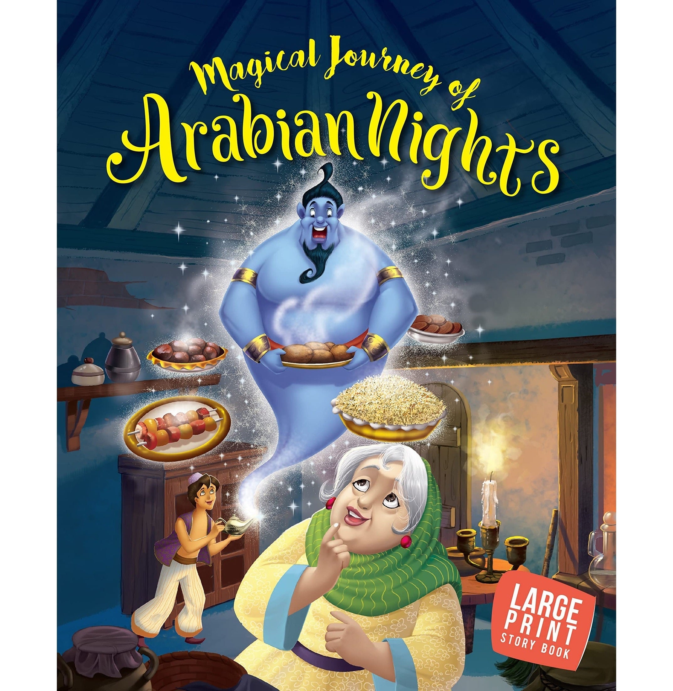Story Book Magical Journey Of Arabian Nights Large Print