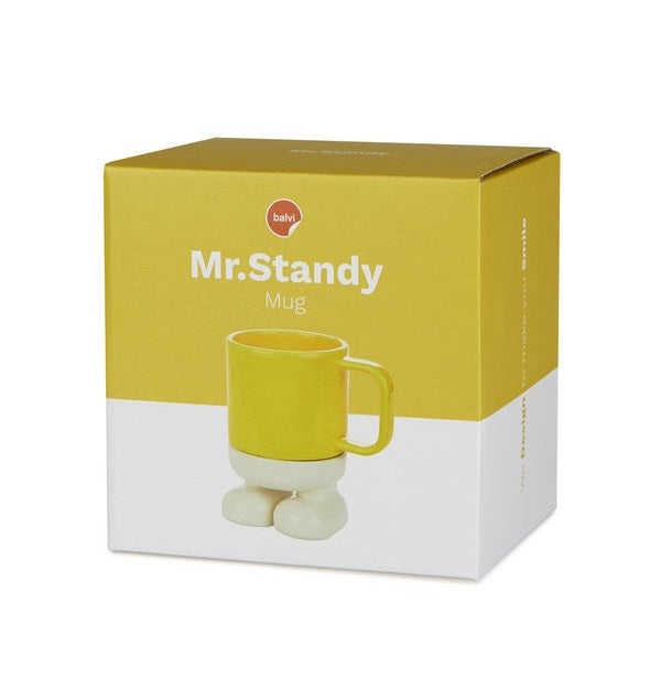 Balvi-Mug,Mr.Standy,Yellow,330Ml,Ceramic-27586