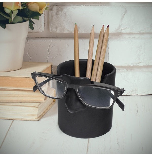 Balvi-Penâ Holderâ &Â Eyeglassesâ Holder,Mr.Â Tidy,Black-26748