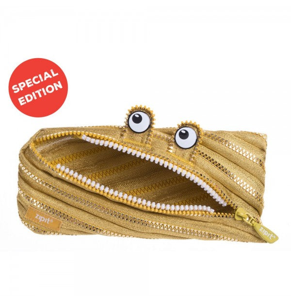 Zipit-Monster Pouch, Special Edition Gold Ztm-Se-6