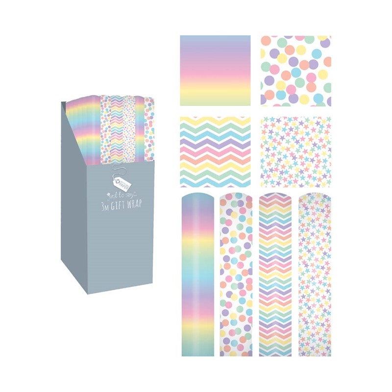 Tallon-Roll Wrap 3M Pastel Design Assorted-1513