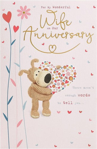 Uk Greetings-Ed Anniversary Wife Cute Boofle-753221
