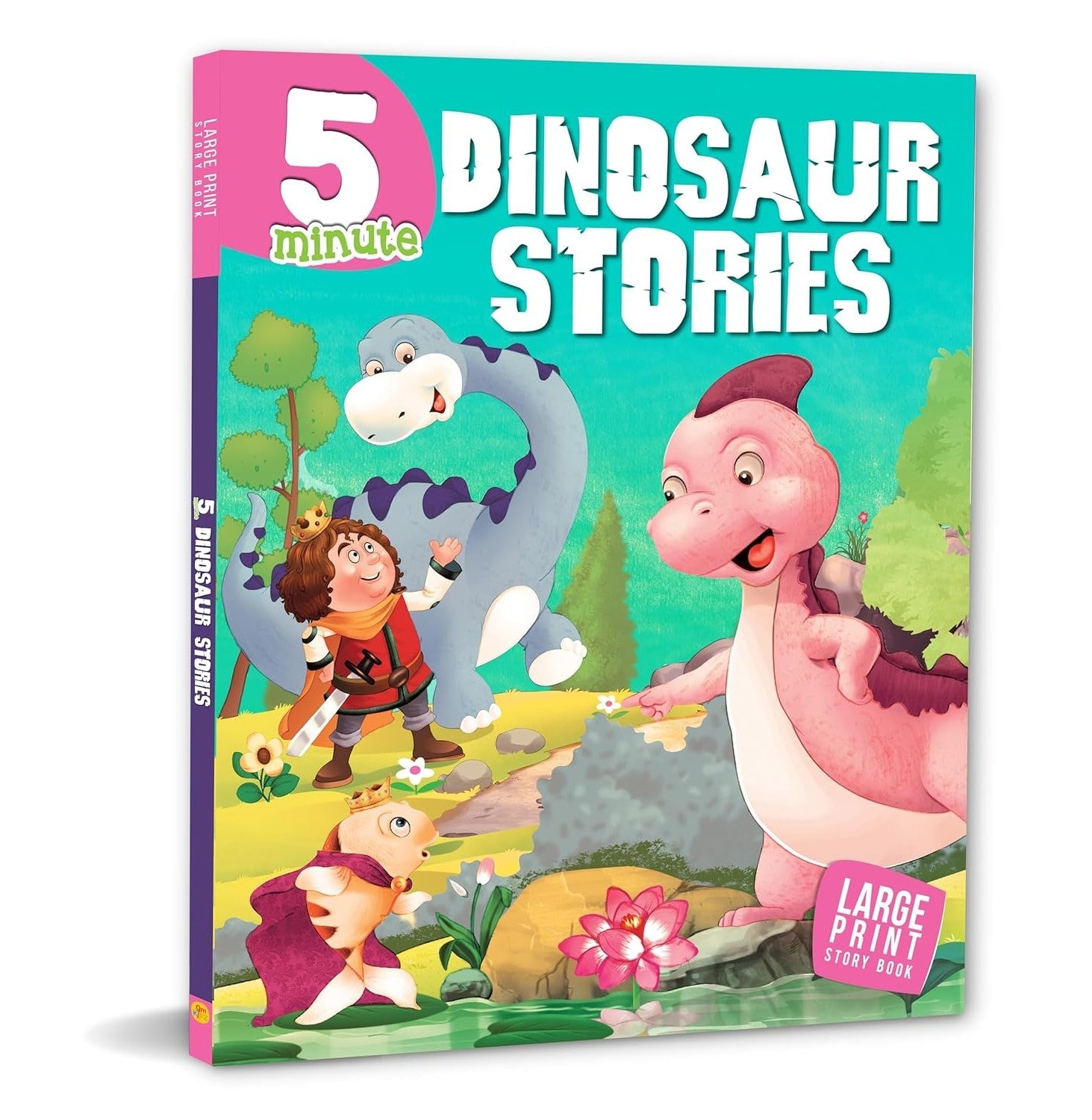 Large Print 5 Minute Dinosaur Stories