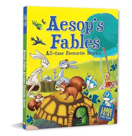 Story Book: Aesops Fables - All-Time Favourite Stories - Large Print Story Book
