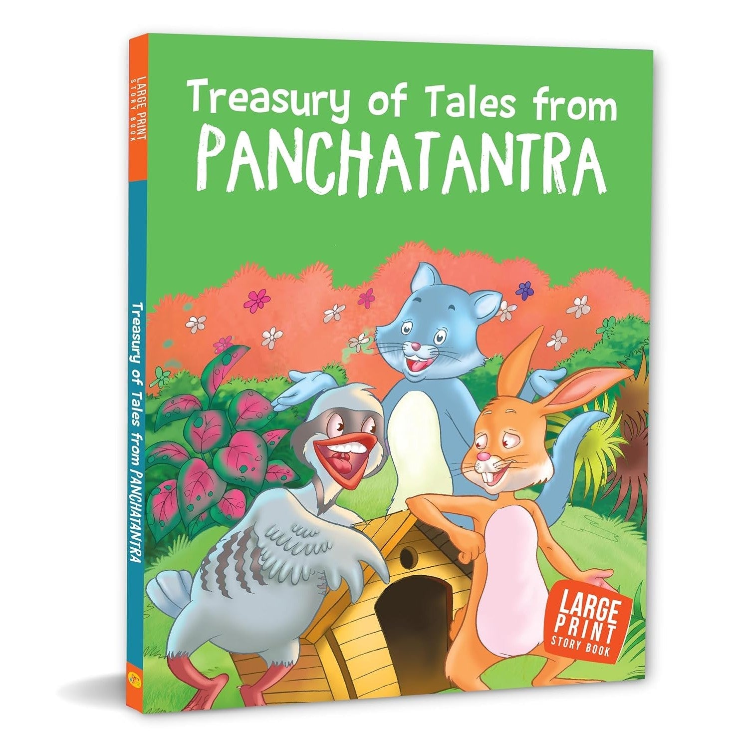 Story Book: Treasury Of Tales From Panchatantra - Large Print Story Book