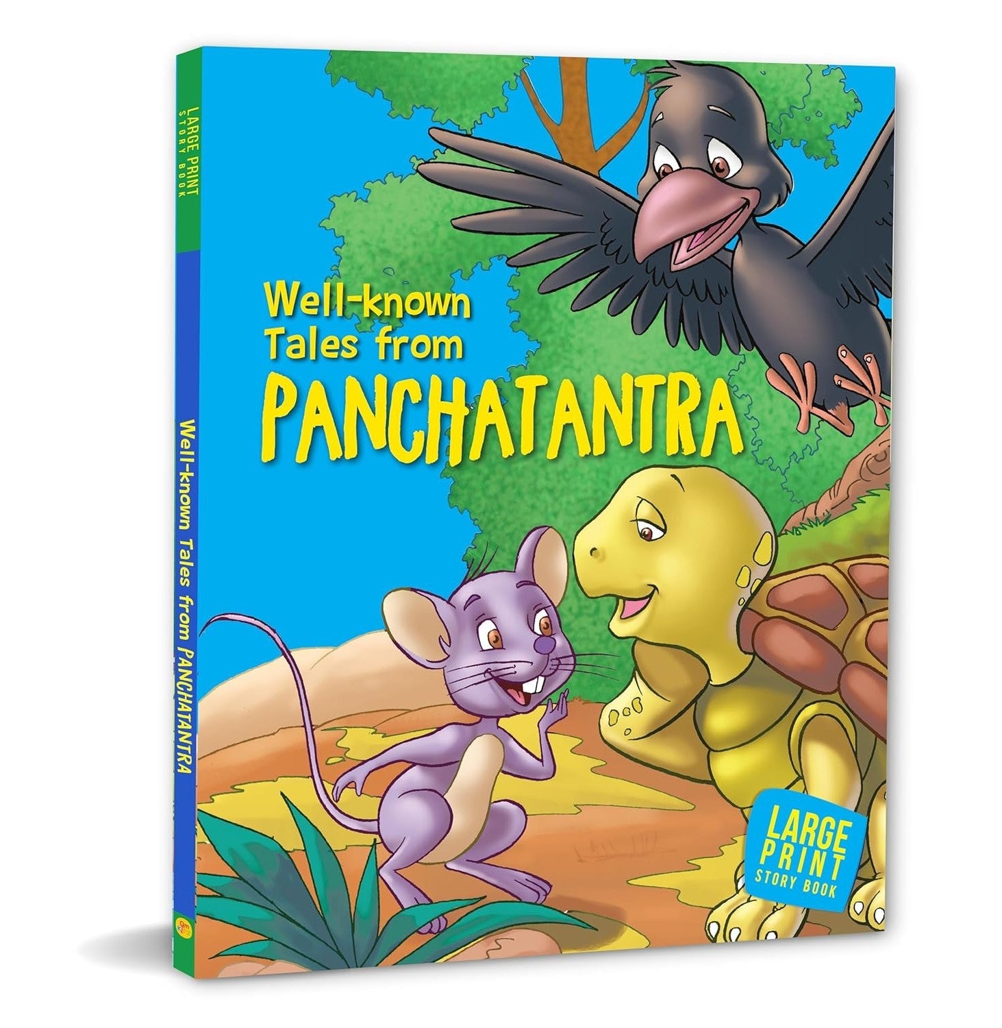 Story Book: Well-Known Tales From Panchatantra - Large Print Story Book
