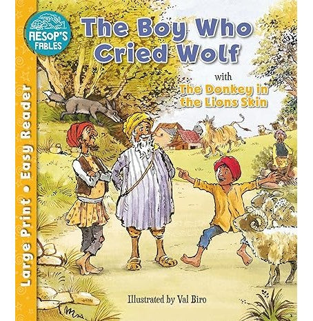 Aesops Fables Easy Readers The Boy Who Cried Wolf & The Donkey