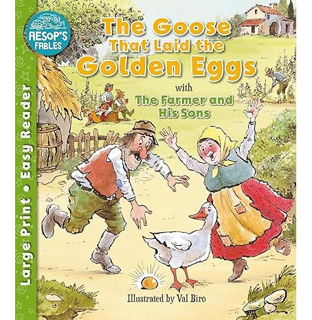 Aesops Fables Easy Readers The Goose That Laid The Golden Egg
