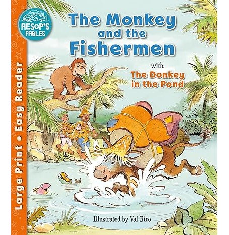 Aesops Fables Easy Readers The Monkey & The Fishermen